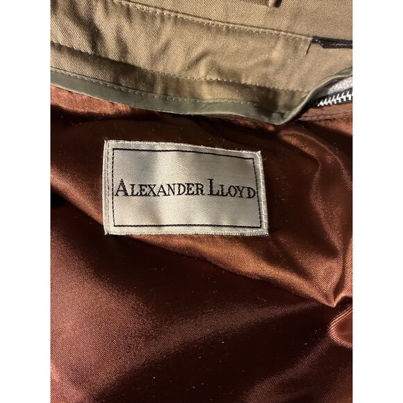 Vintage Alexander Lloyd Trench Coat Men Size 54 REG 3XL Classic Quiet Luxury - Picture 10 of 10